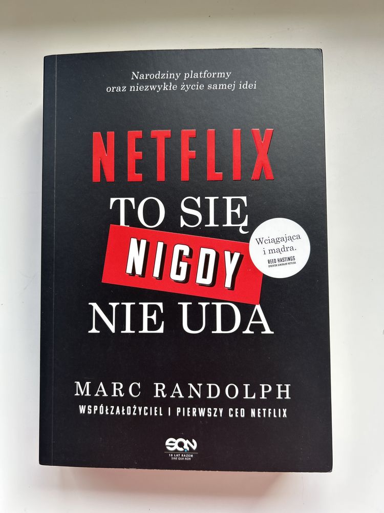 Ksiazka Netflix to sie nigdy nie uda Marc Randolph