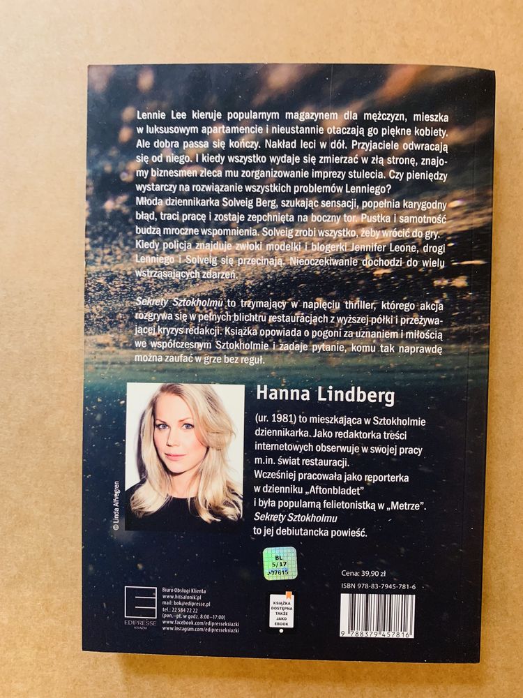 Hanna Lindberg - Sekrety Sztokholmu - Thriller