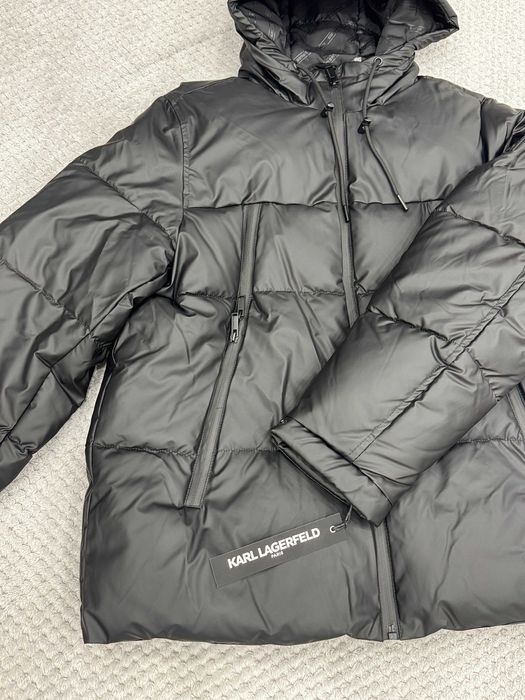 Пуховик Karl Lagerfeld, новий чорний, зимова куртка, розмір ХЛ,XL