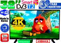 ХИТ 4K телевизоры UHDTV Sony SmartTV 32" ,LED, IPTV,T2 КОРЕЯ