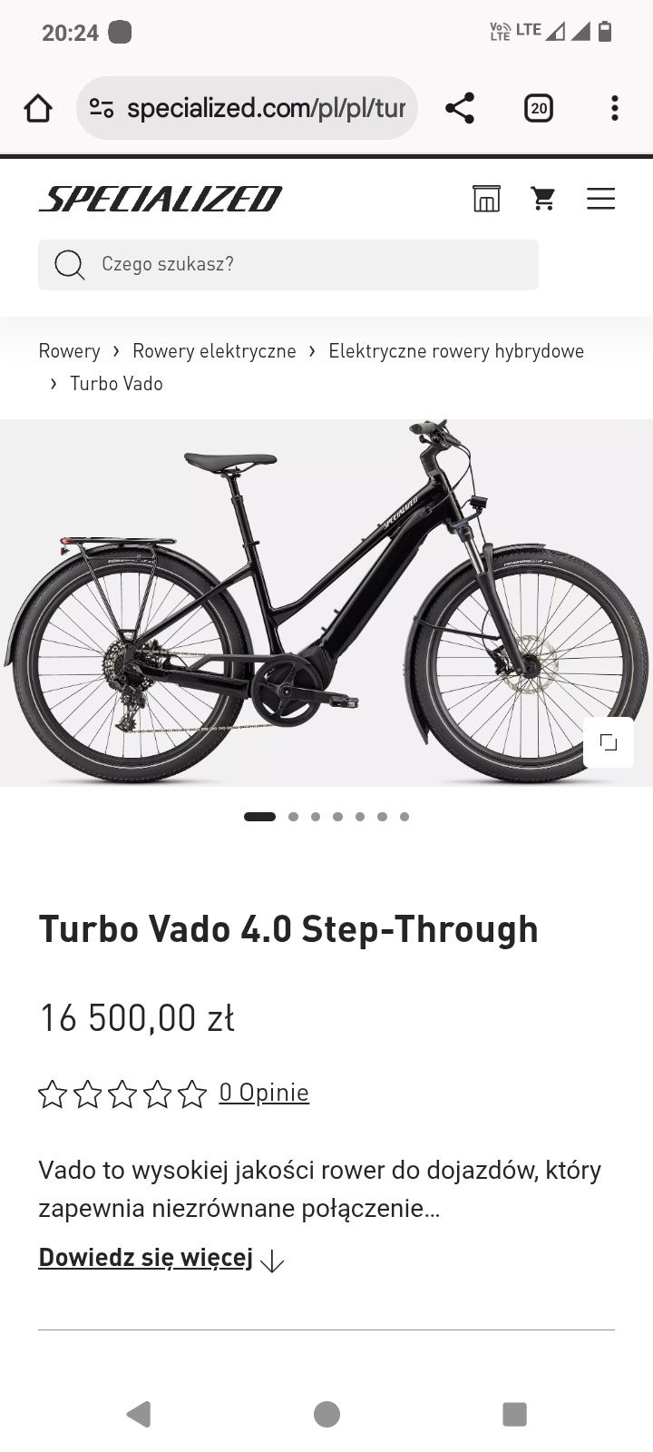 Rower Specialized Turbo Vado 4.0 Step Through - Czarny