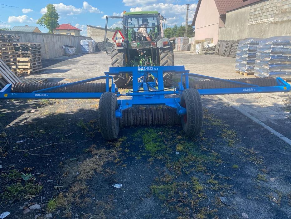 Wały posiewie Dalbo 5.1m , rolki , wał