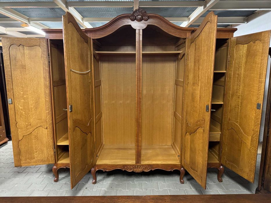 Szafa czterodrzwiowa Ludwik szafa drewniana dąb