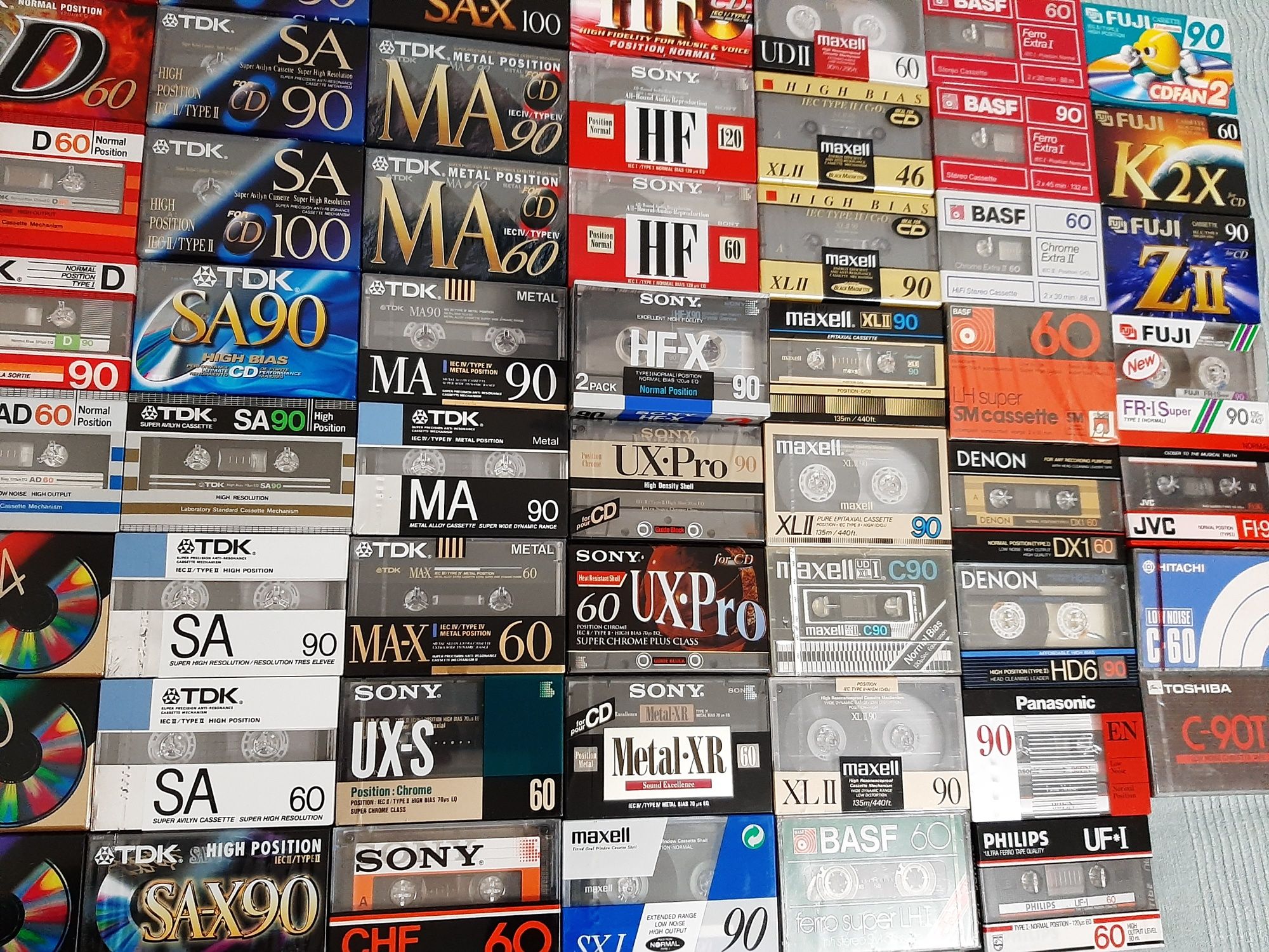 CASSETES ÁUDIO NOVAS originais