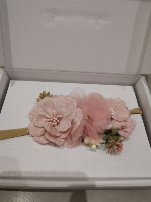 Abrakadabra ubranie na chrzest/ślub dla dziewczynki roz 68,