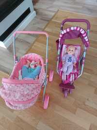 Wózek dziecięcy z lalką