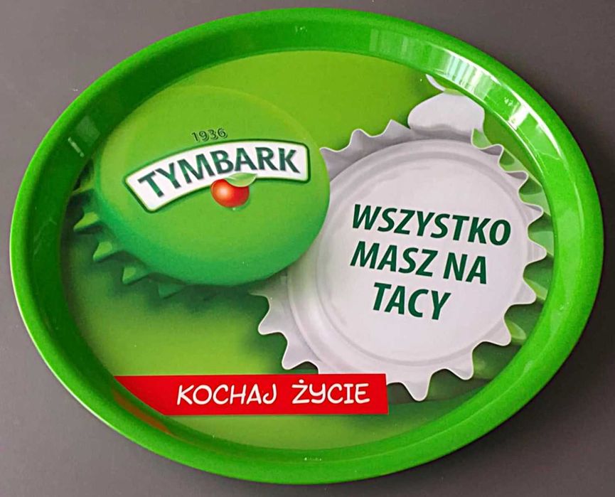 TYMBARK Taca kelnerska antypoślizgowa okrągła plastikowa śr. 37cm NOWA