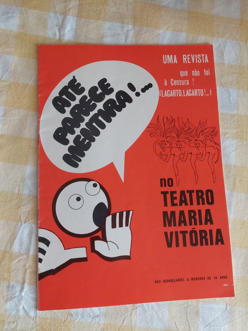 Programas antigos teatro revista