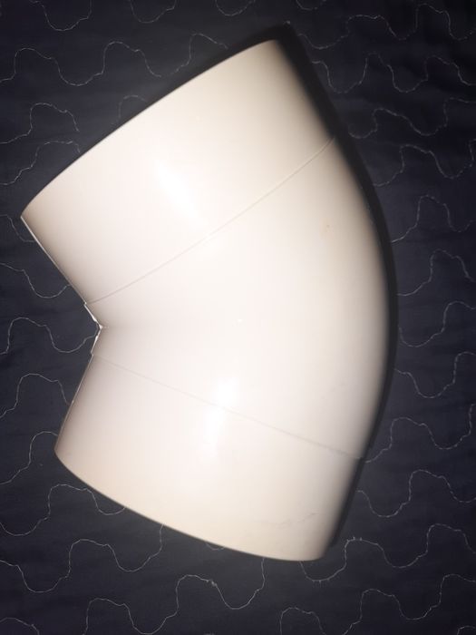 Вентиляційне коліно пластмасове AL100-90 Ø100мм 90°