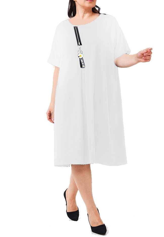 Modna wygodna luźna sukienka plus size 4xl 5xl 50/52/54 bordo