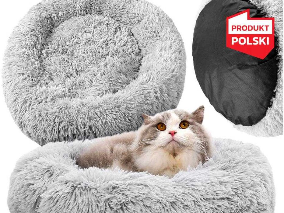 Legowisko dla psa i kota CHMURKA 70 cm – Miękkie, L, Premium‼️