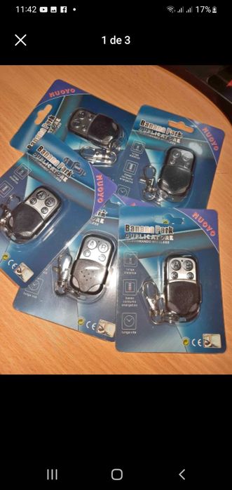 Telecomando programavel para portoes electricos