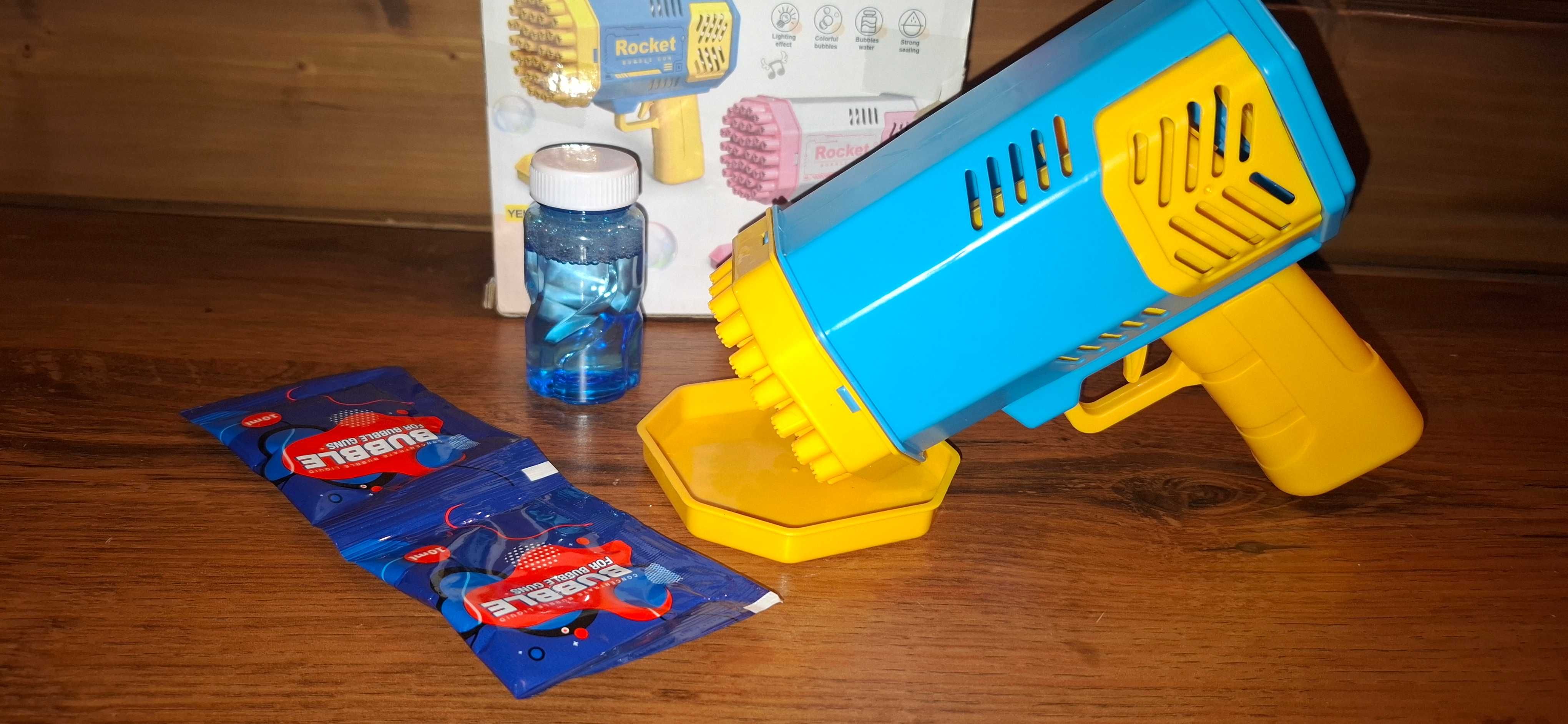 Super Pistolet Na Bańki Mydlane - Space Bubble Gun