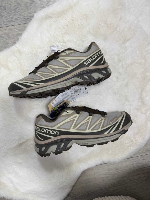 ‼️Кросівки Salomon XT-6 Beige Brown Gore-Tex