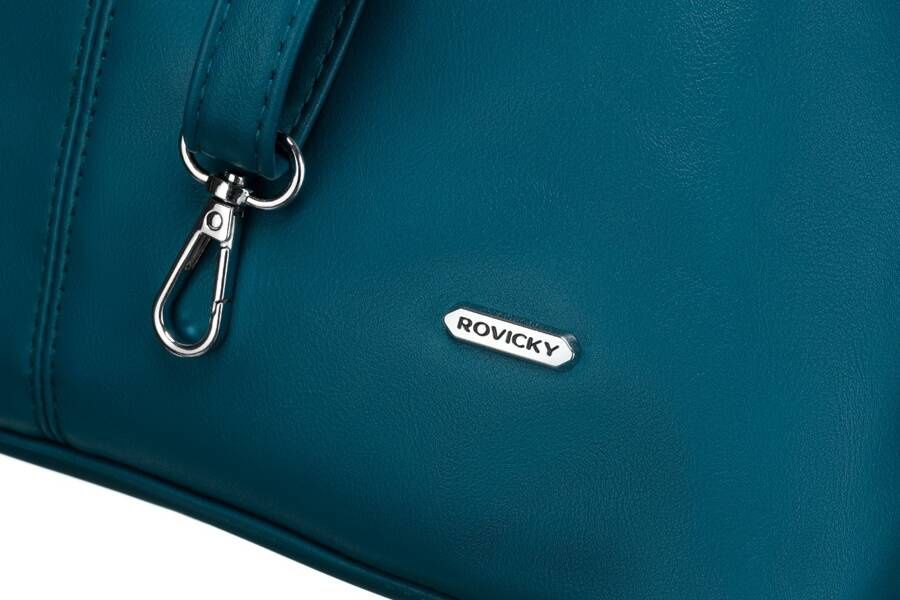 klasyczna shopperka damska ze skóry ekologicznej - rovicky