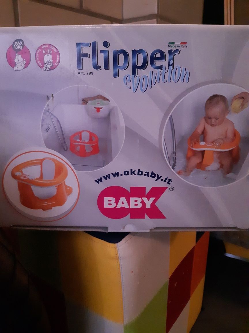 Дитяче сидіння OK Baby Flipper Evolution з нековзним покриттям