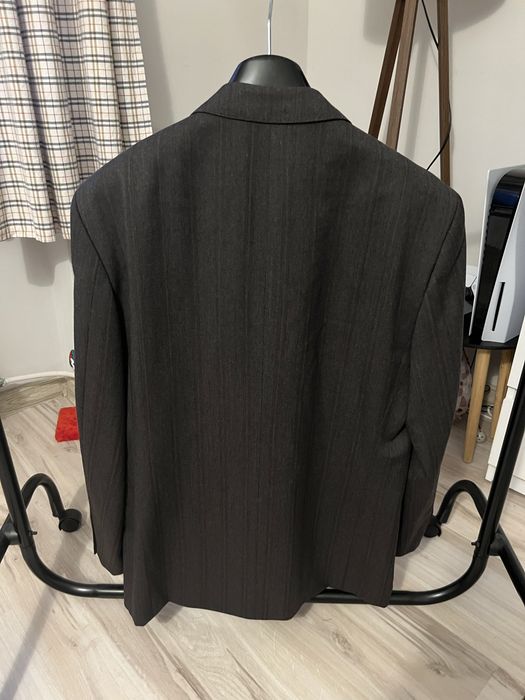 Męska unikatowa dwurzędowa marynarka wełniana Roy Robson vintage XL