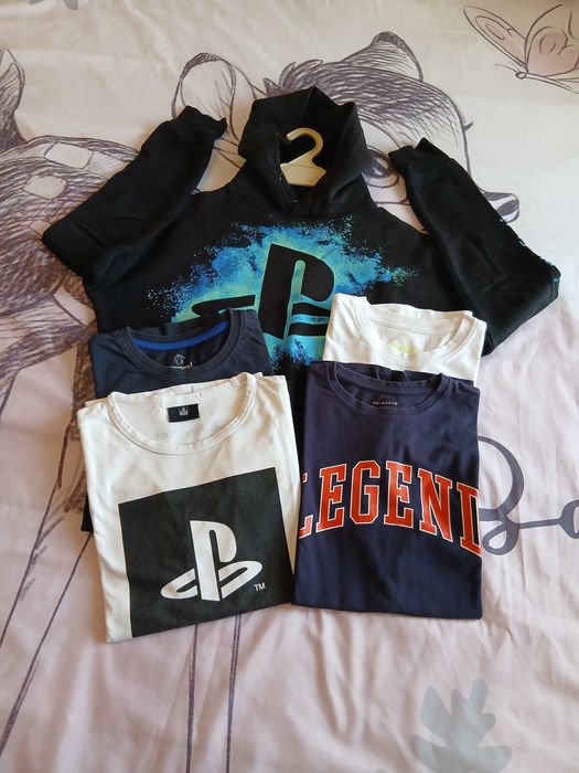 Sweatshirst playstation H&M  +4 t-shirts 12 anos