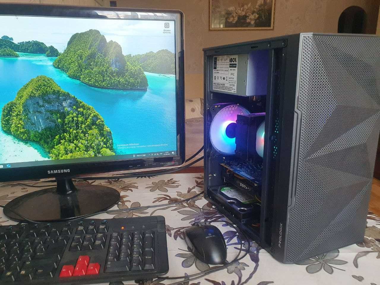 Ігровий пк i3 12100 + GTX 1070 8 Gb +  16GB DDR4 +  WIFI5/BT