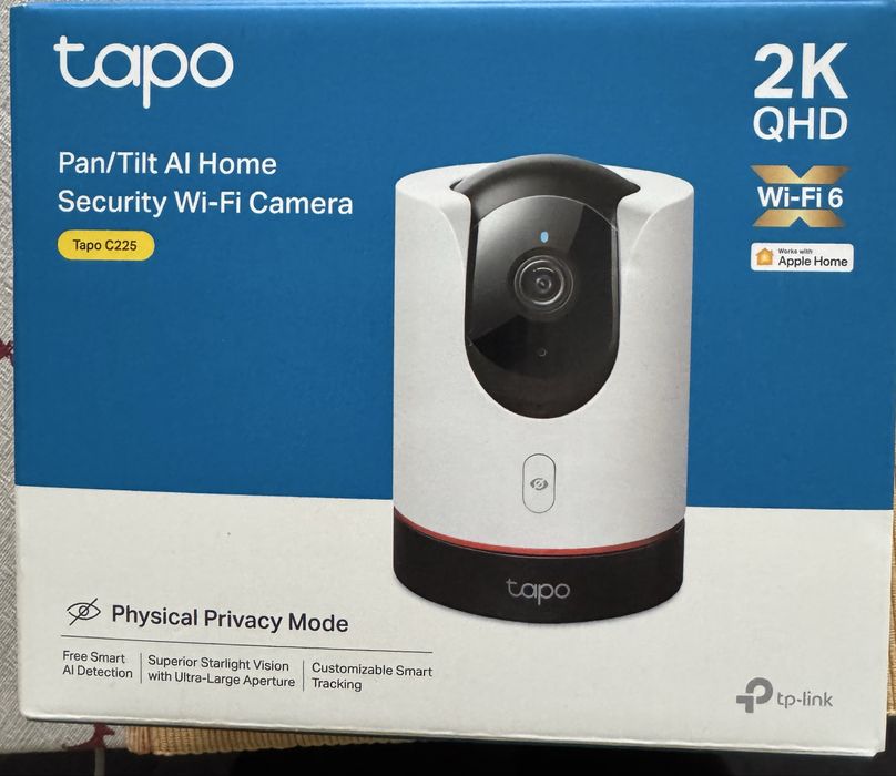Obrotowa kamera Wi-Fi TP-Link Tapo C225 2K Apple HomeKit - gwarancja