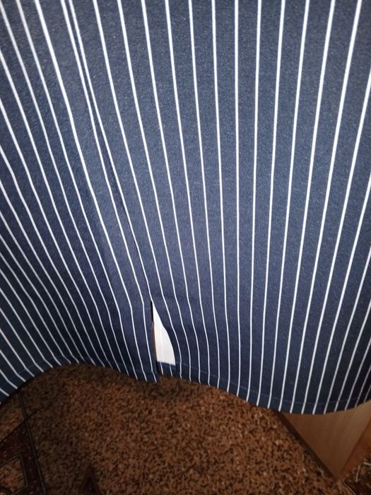 Сукня в смужку синя