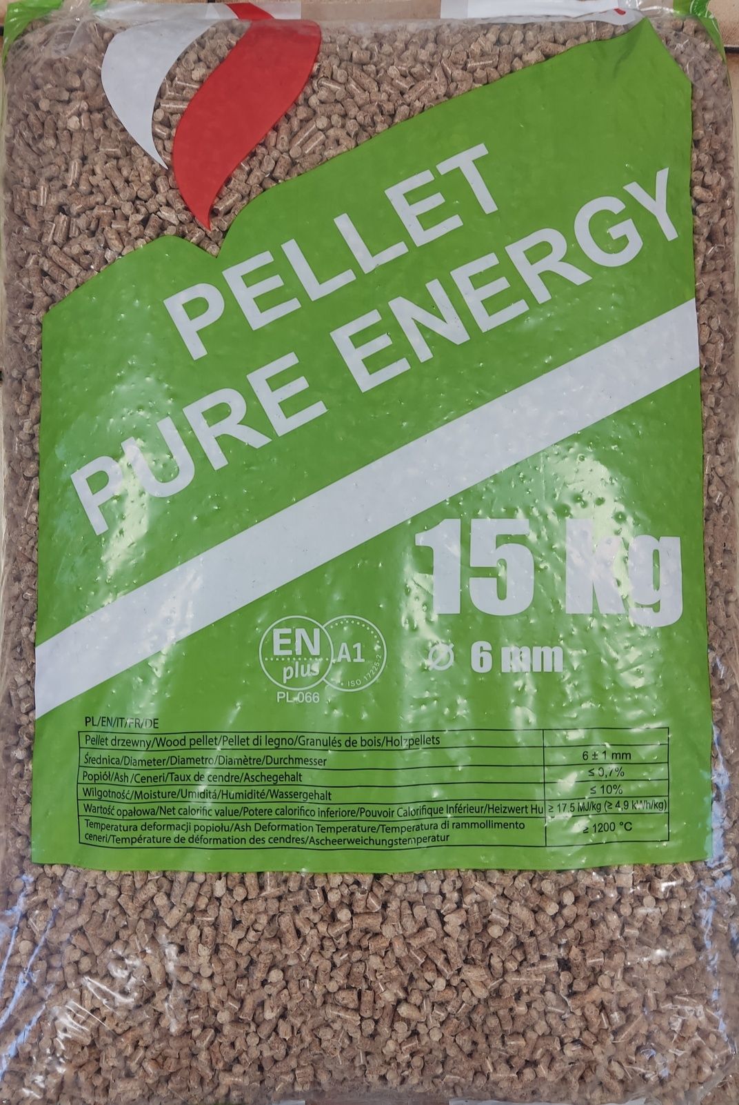 Pellet drzewny Rurex iglasty A1 Barlinek Lava Feniks Legnica