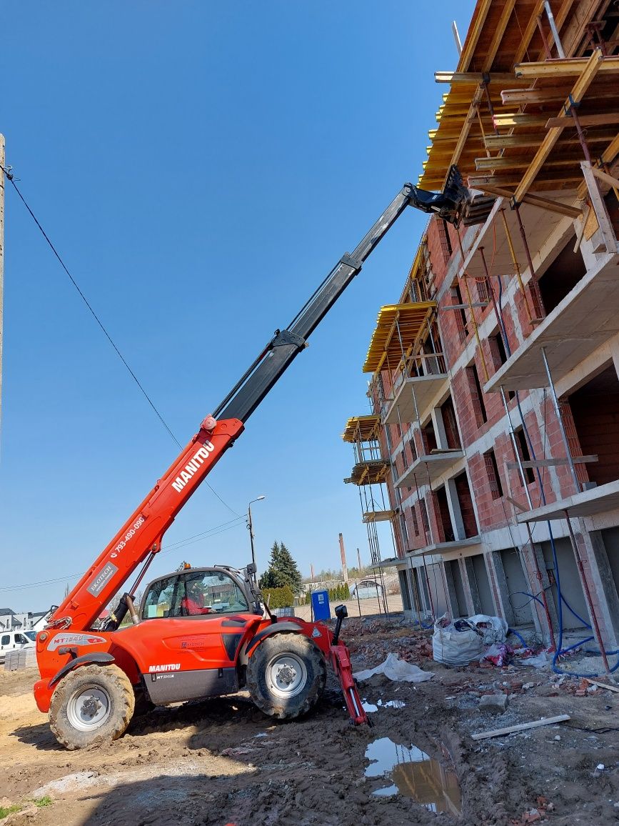 Wynajem ładowarek teleskopowych Manitou