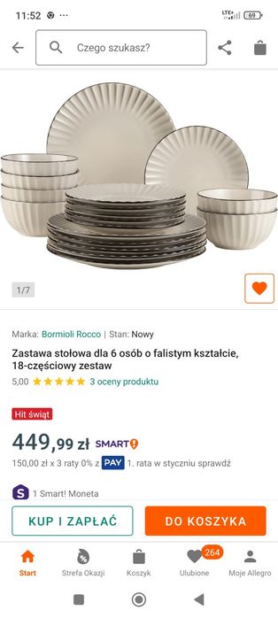 Zastawa stołowa Mäser Osita dla 6 osób