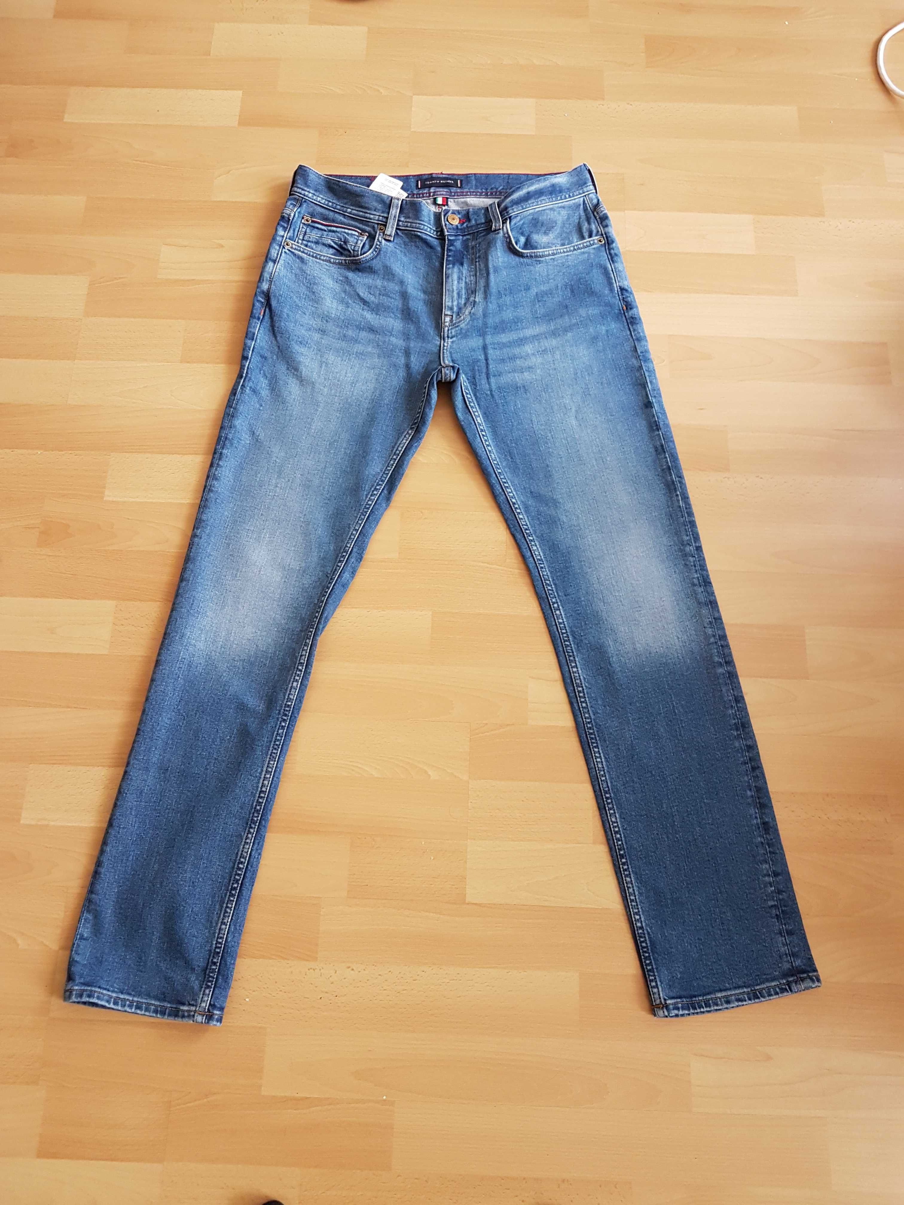 Tommy Hilfiger Denton W32 L32 spodnie jeansowe slim straight 32/32