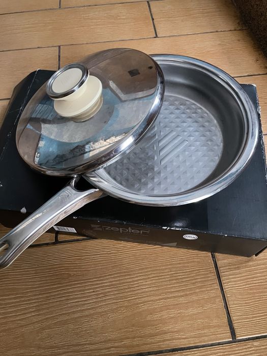 Каструля, сковорідка, льодівниця, виделки Цептер