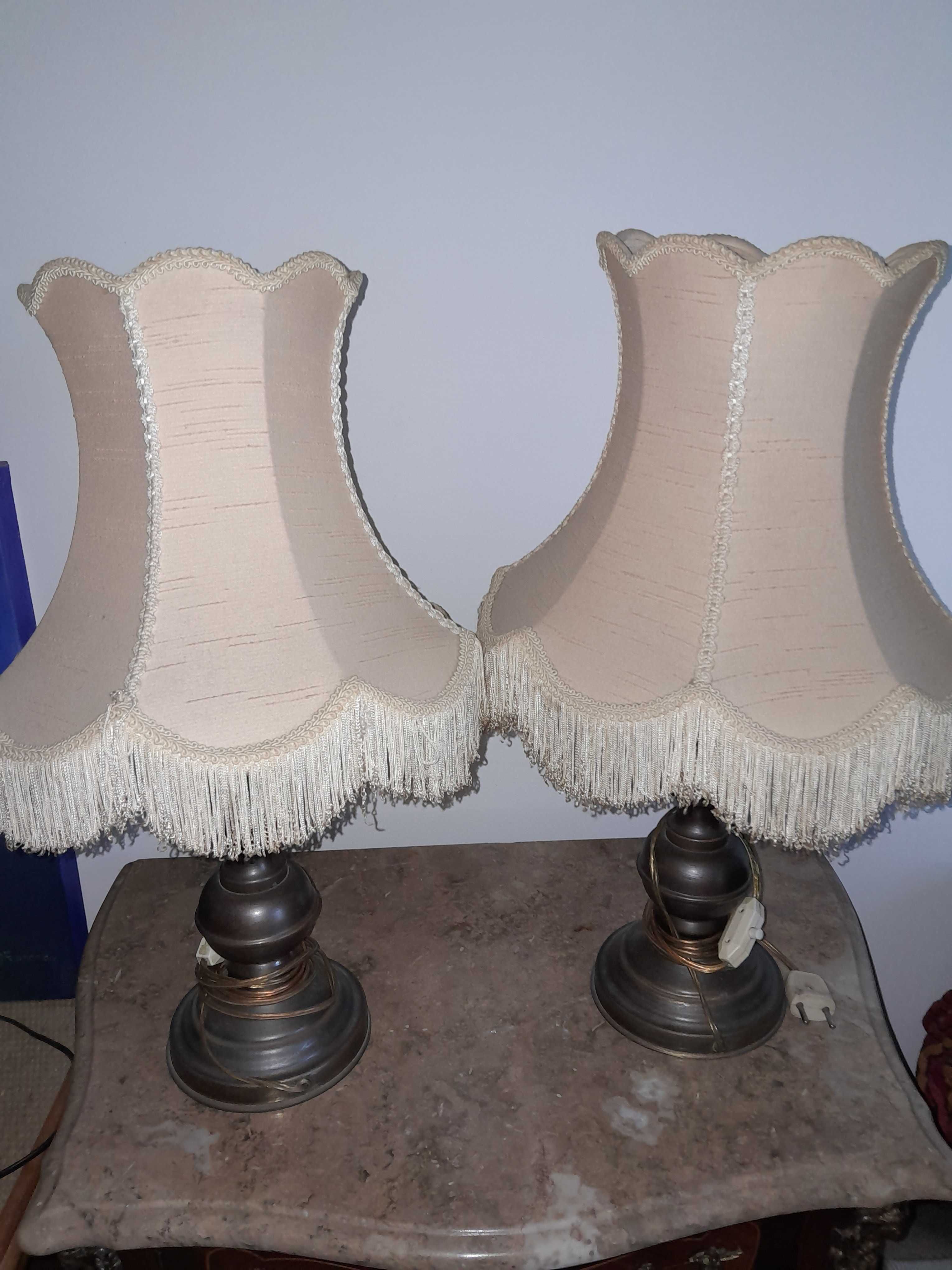 Candeeiros vintage de teto e 2 apliques