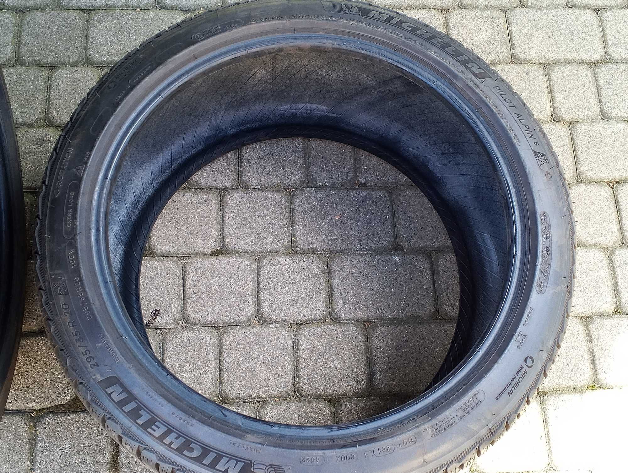 opony  jak NOWE  4 szt.  295/35/20  255/40/20 Michelin Pilot  Alpin 5
