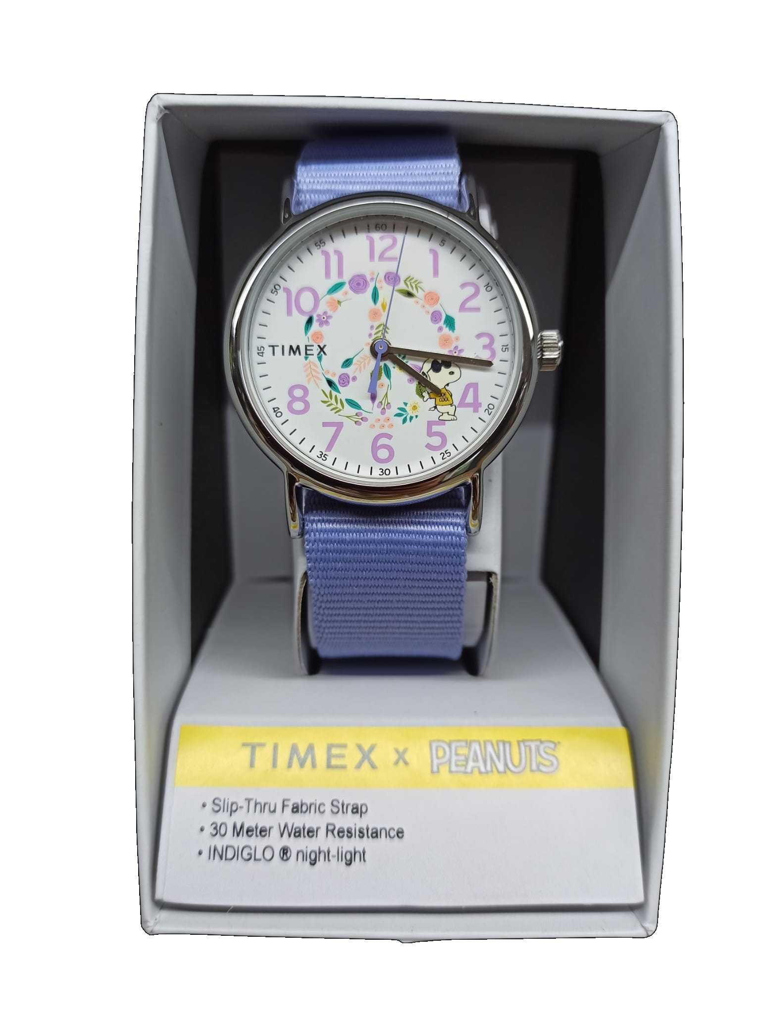 NOWY TIMEX Weekender x Peanuts in Bloom Snoopy zegarek damski