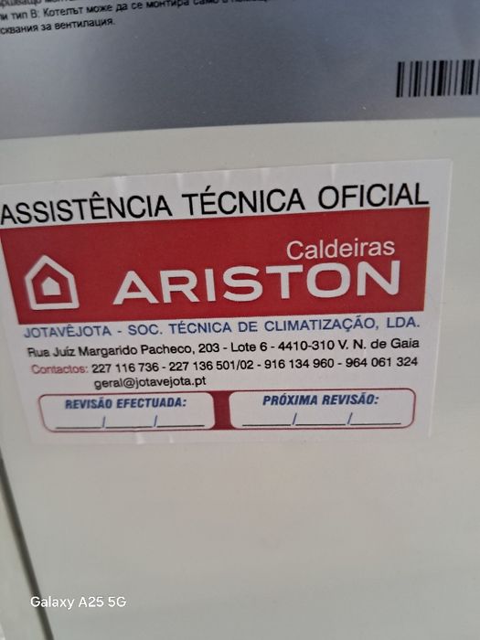 Vendo caldeira de aquecimento ariston como nova