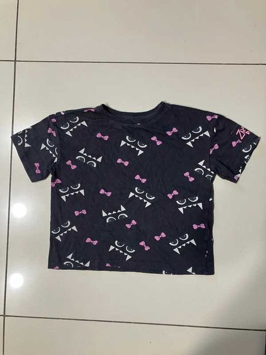 T-shirt Sinsay szary potworki 110 cm krótki rękaw