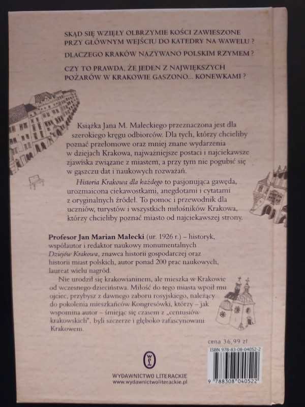 Jan M. Małecki - Historia Krakowa dla każdego