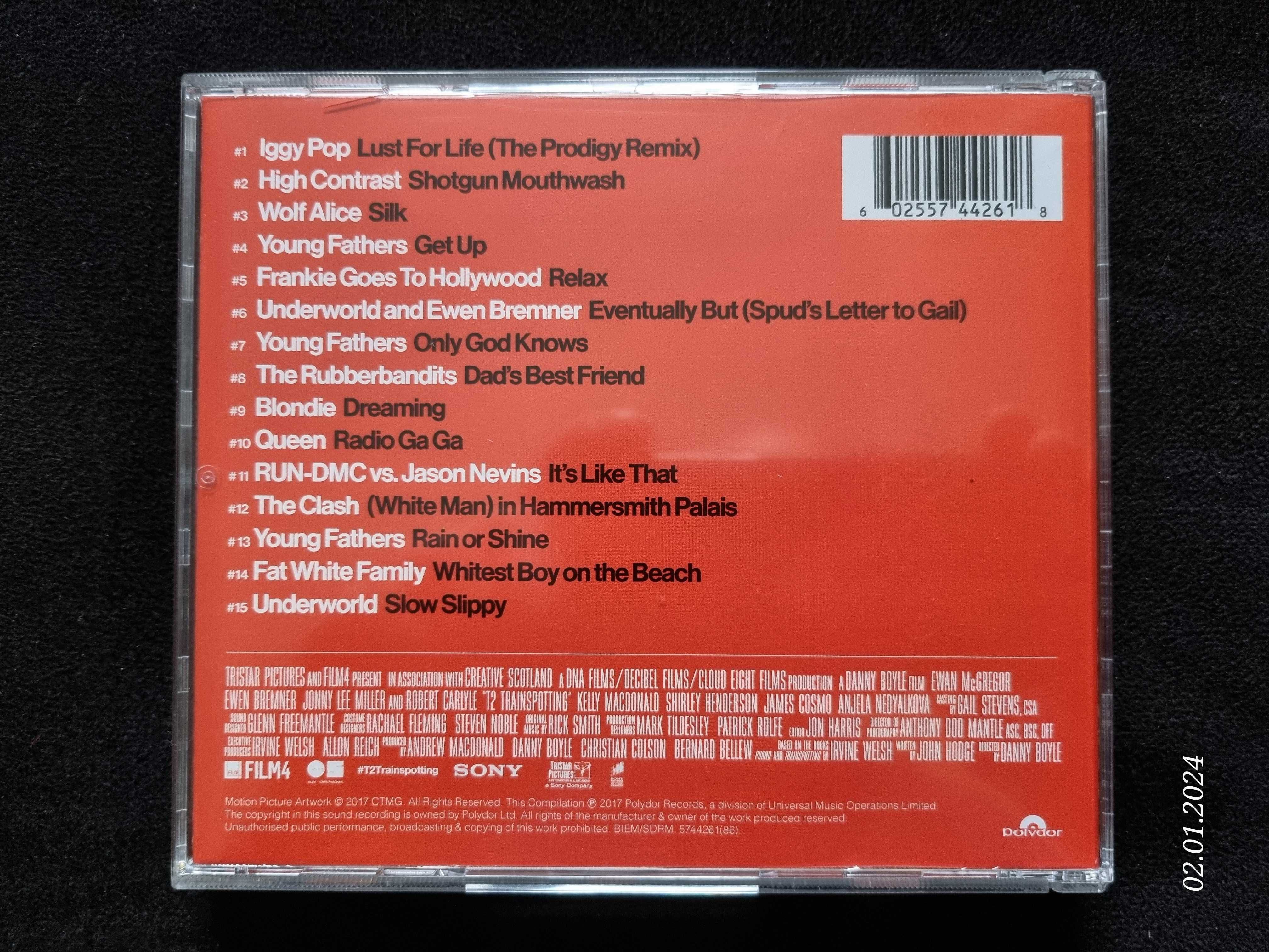 Płyta CD soundtrack z T2 Trainspotting