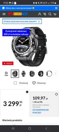 Smartwatch huawei ultimate