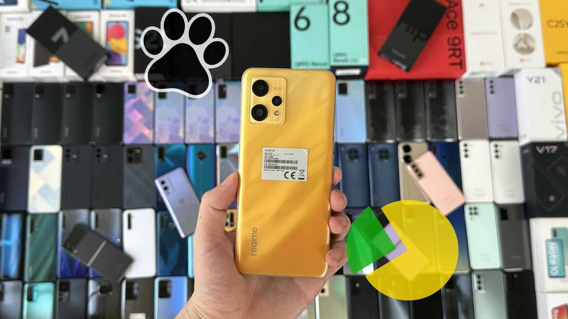 Оплата частинами 0% Oppo Realme 9 8/128GB Sunburst Gold Гарантія