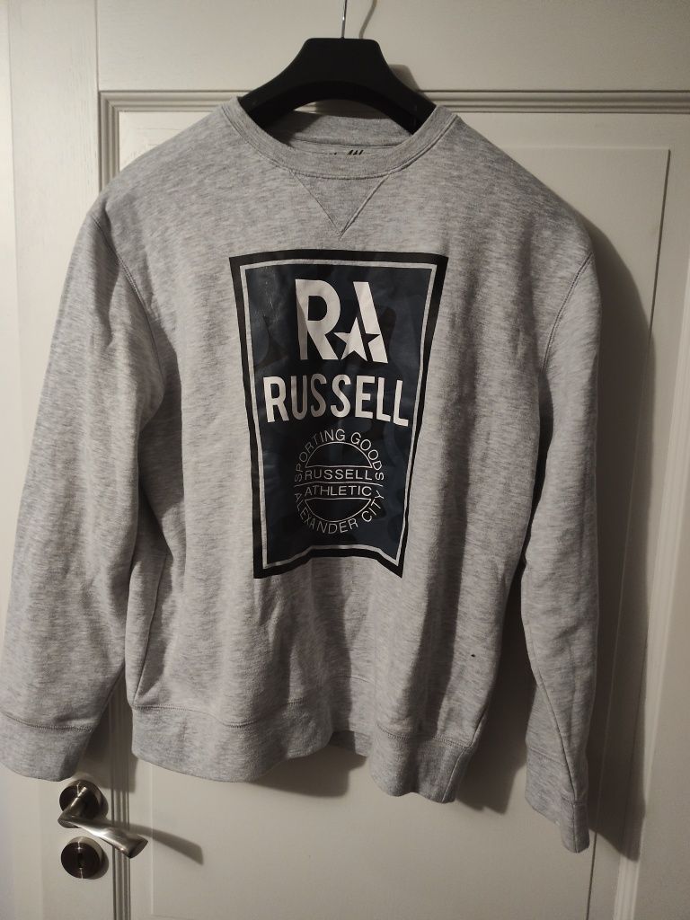 Bluza męska Russell Athletic szara z USA r M