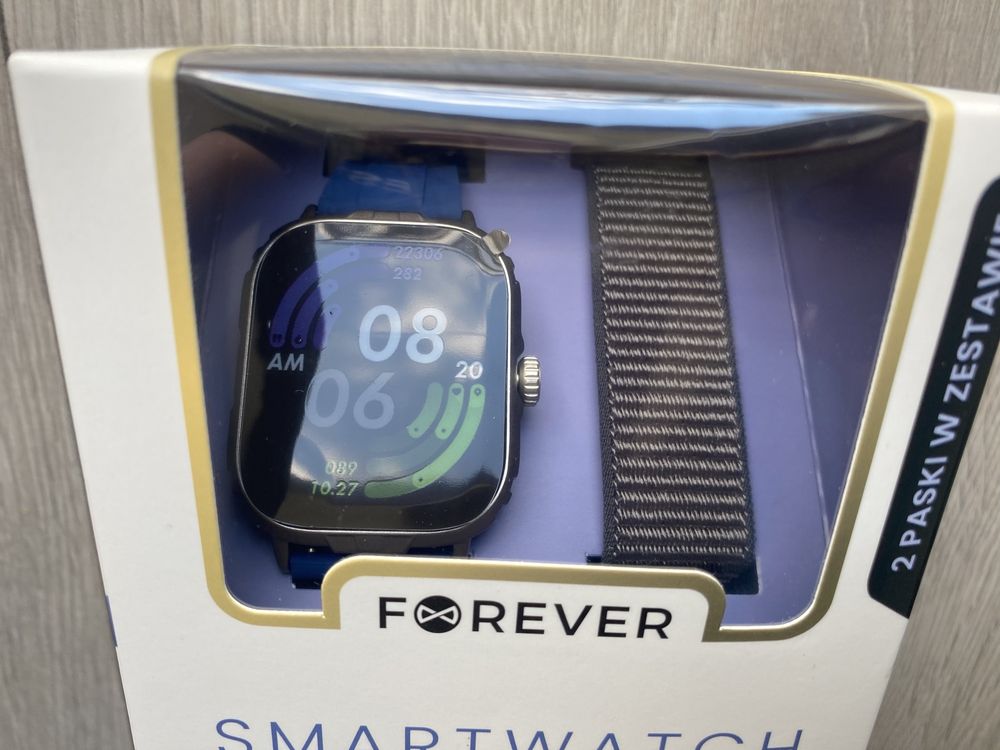 Nowy Smartwatch Forever SW-117 2 paski Okazja