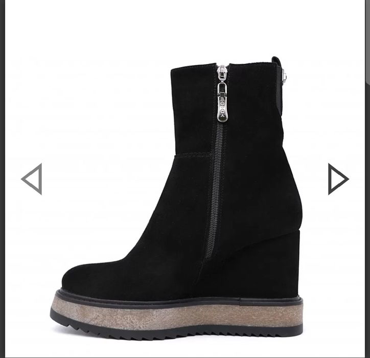 Зимові  черевики з натуральної замші