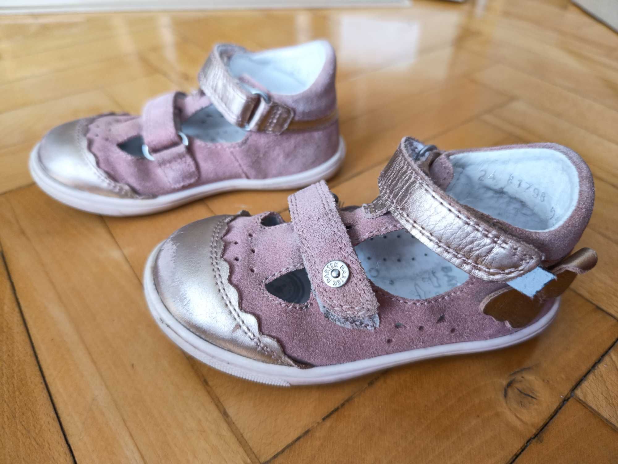 Sandałki, Buty/ Obuwie profilaktyczne Bartek rozm.24, kolor róż