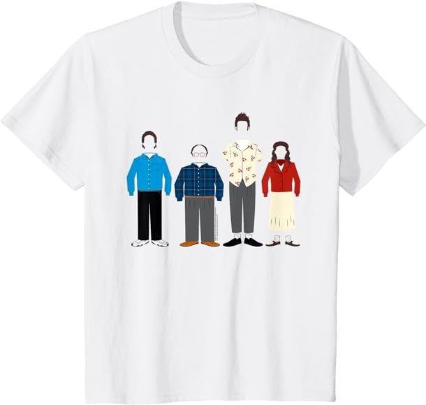 T-shirt Seinfeld [várias cores/tamanhos 2 aos 12 anos] NOVO PORTES GRÁ
