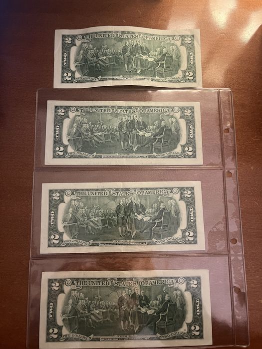 Notas de dois dolares