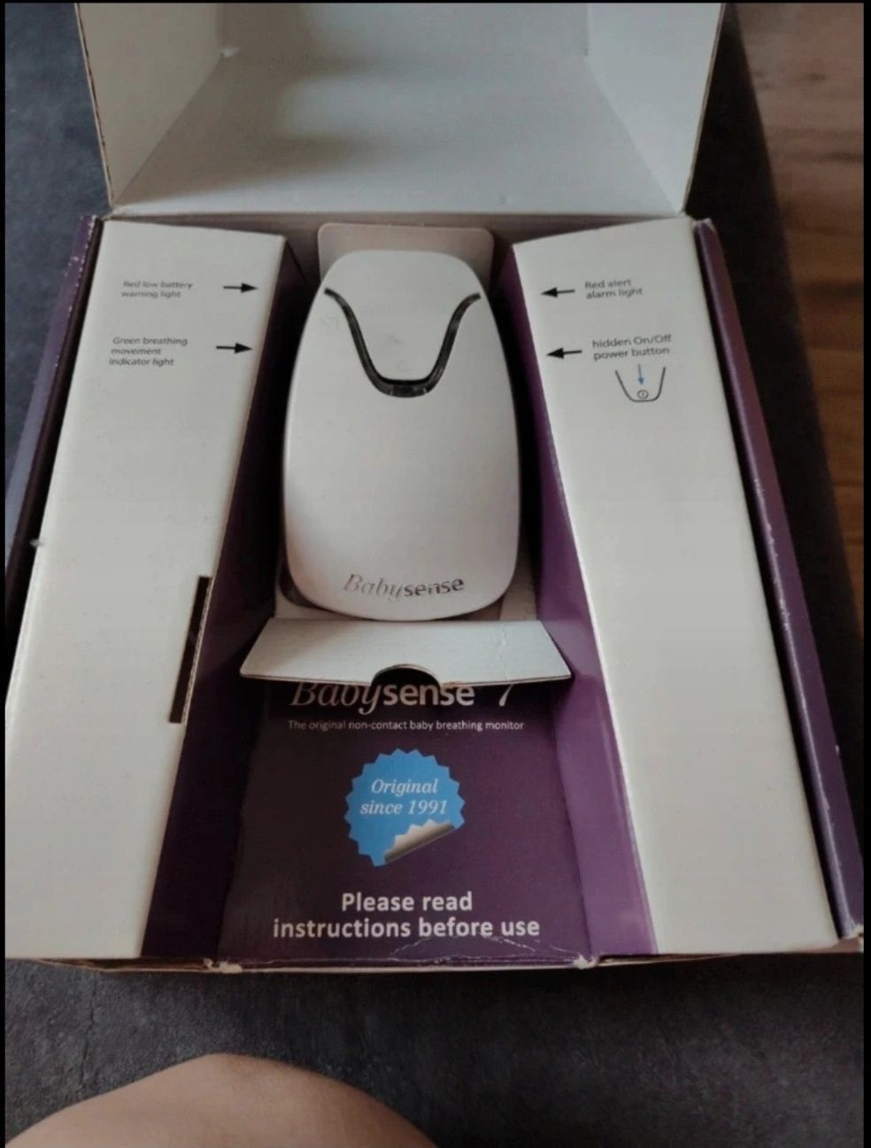 Babysense 7 monitor odechu