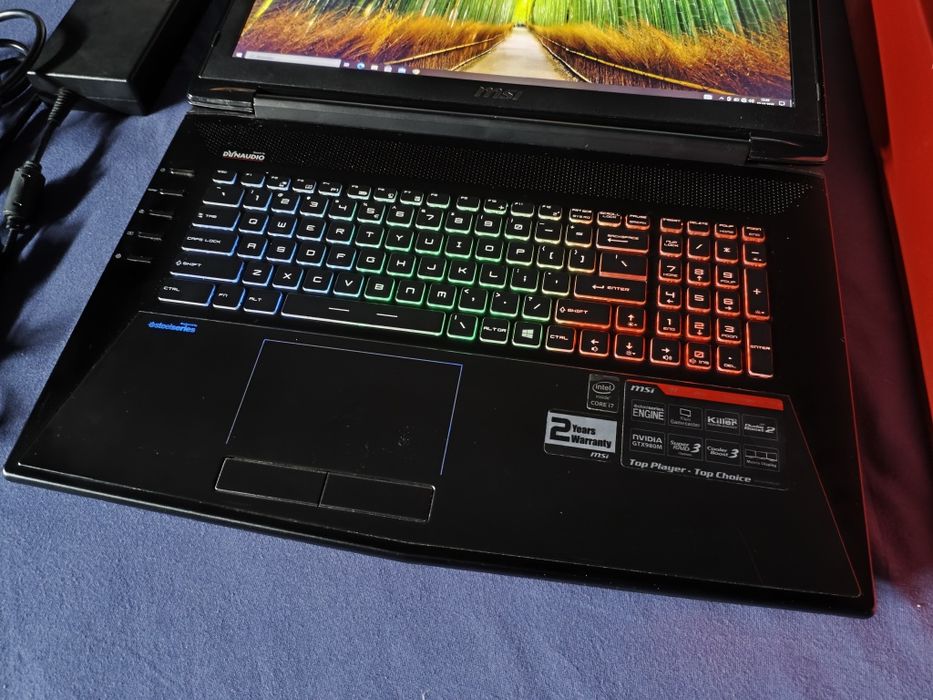 Laptop msi gt72 2qe dominator pro win10 gtx980 16gb i7 256gb pcie SSD
