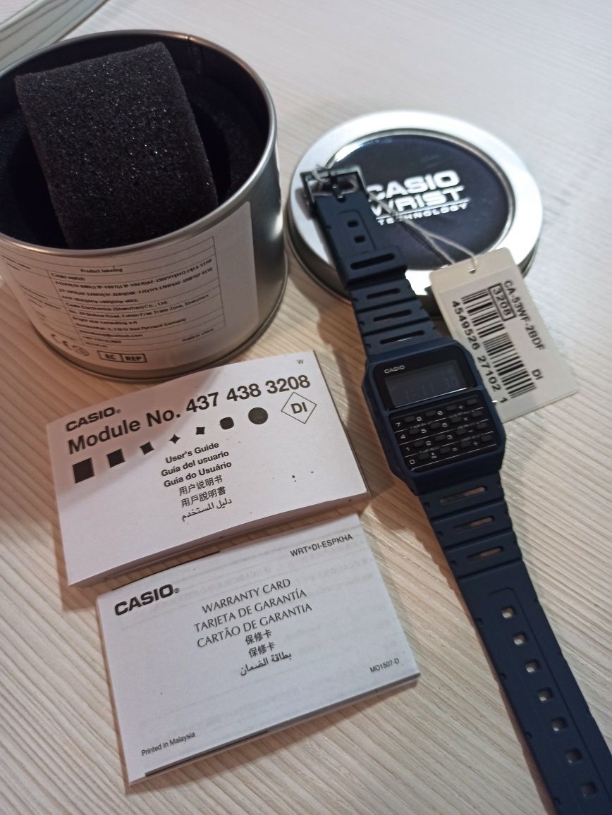 Часы Casio CA-53W ОРИГИНАЛ! Винтаж Ретро Касио Годинник Касіо Новое