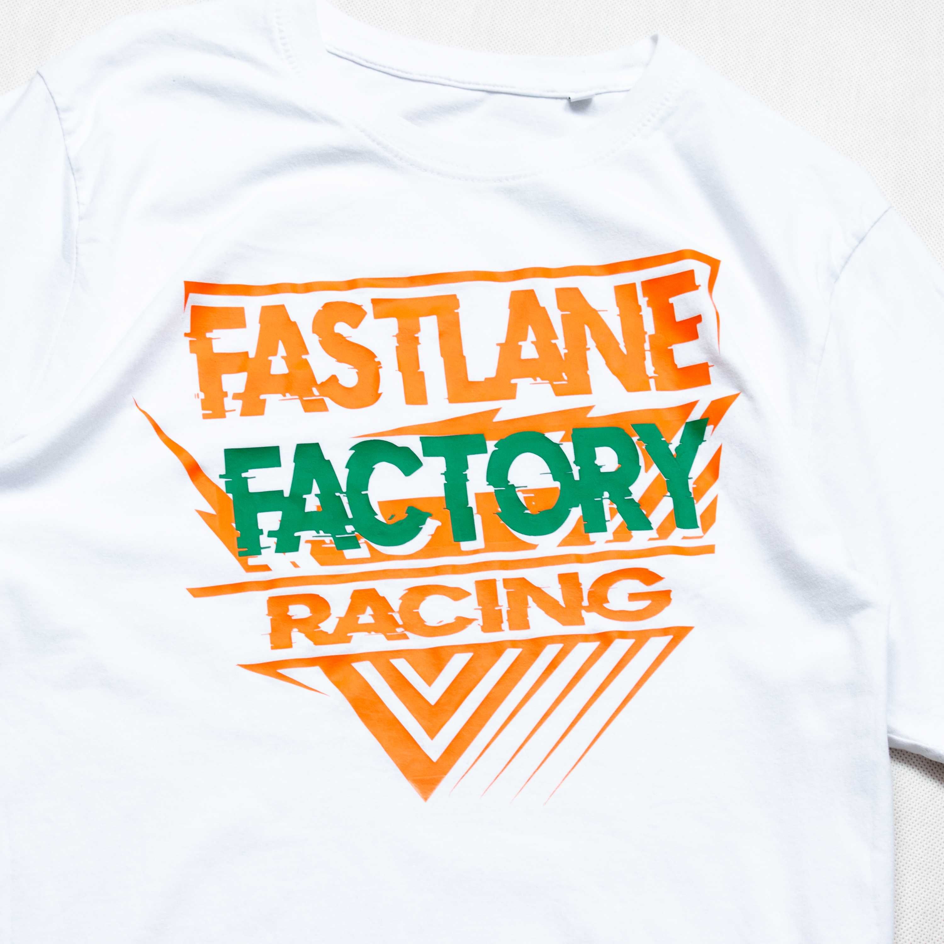FastLane Racing t-shirt z logo L/XL slim long