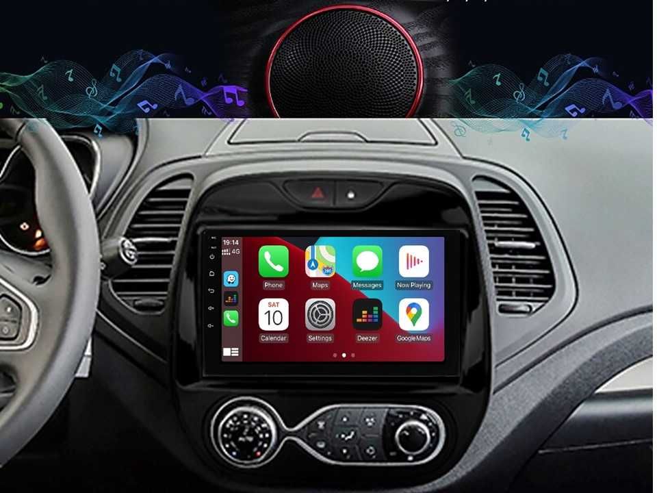 Radio samochodowe Android Renault Captur,Clio (9" Auto AC, UV) 2013-17